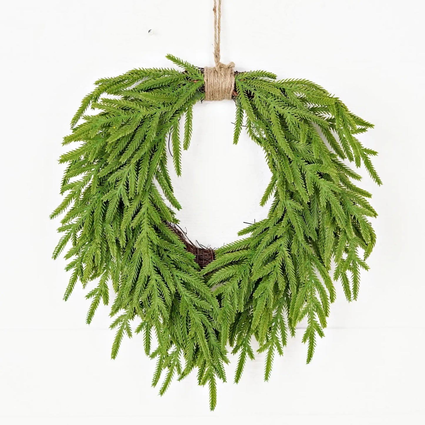 Heart Twig Wreath Evergreen Norfolk