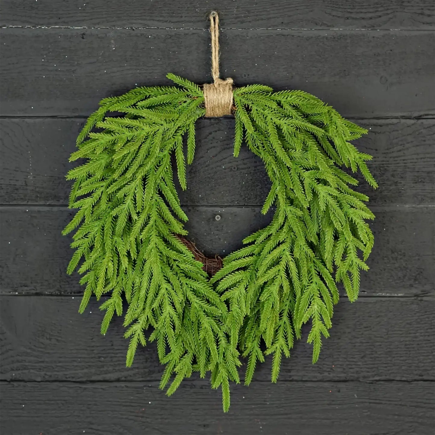 Heart Twig Wreath Evergreen Norfolk